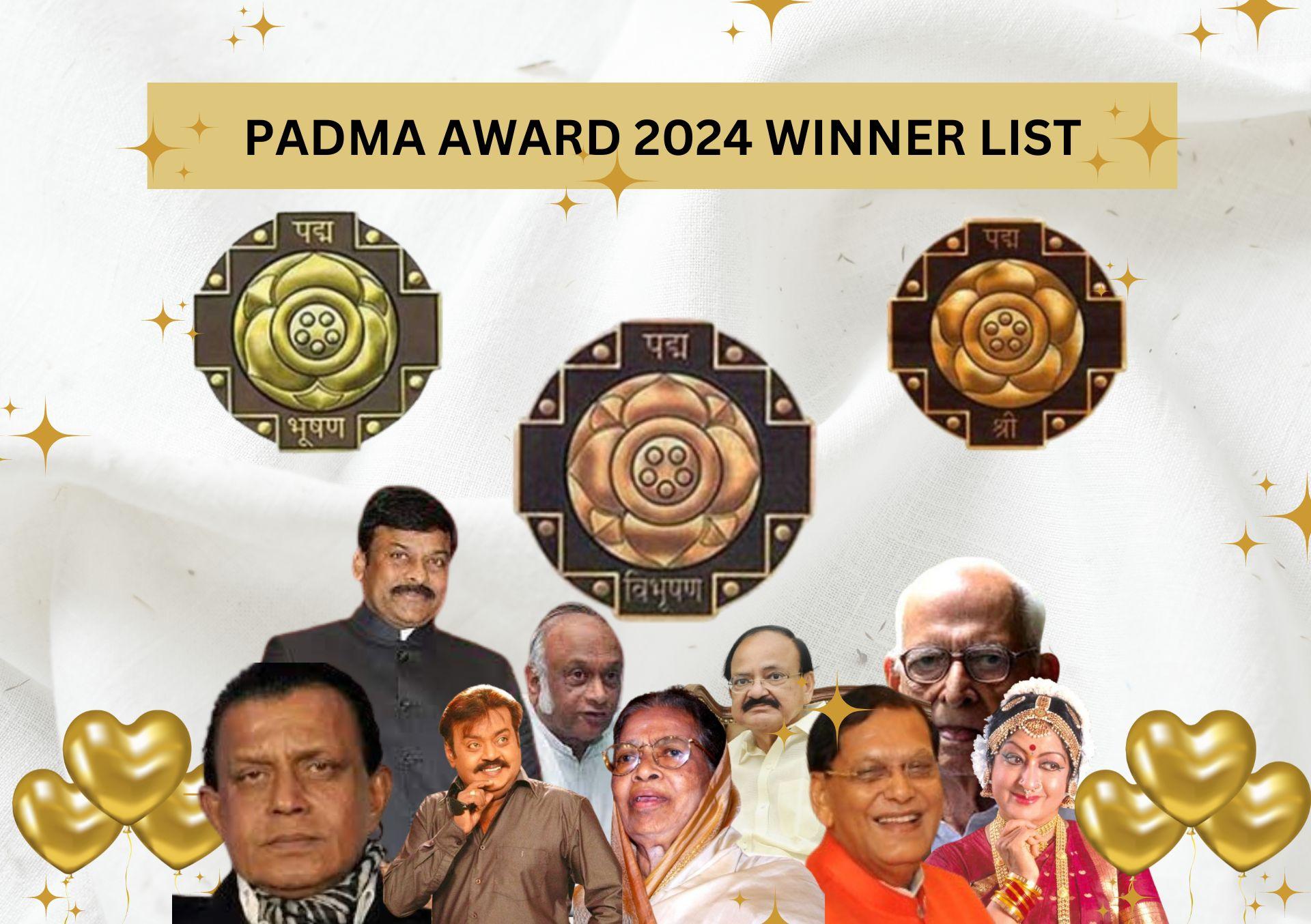 PADMA AWARD 2024 WINNER LIST